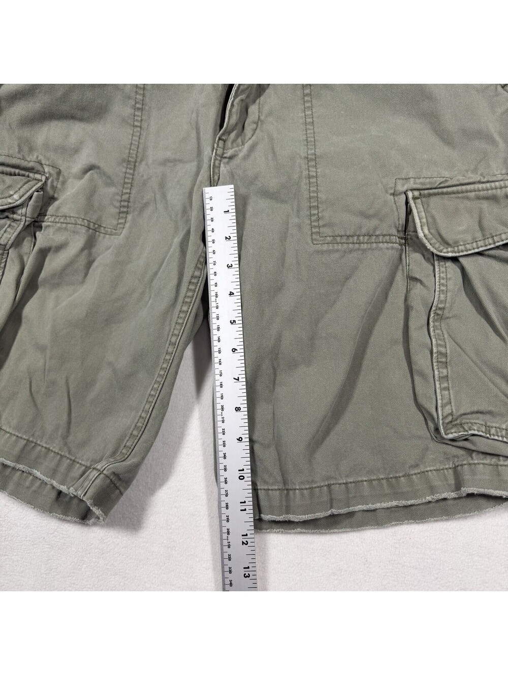 Vintage Polo Ralph Lauren Short Mens 38 Green Cargo Jeans Co Military - Picture 10 of 11